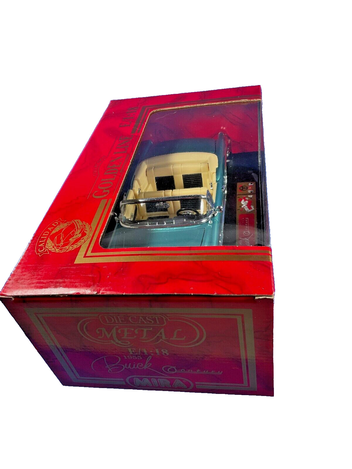Mira, Golden Line Collection, 1955 Buick Century Convertible Car, 1:18, NIB