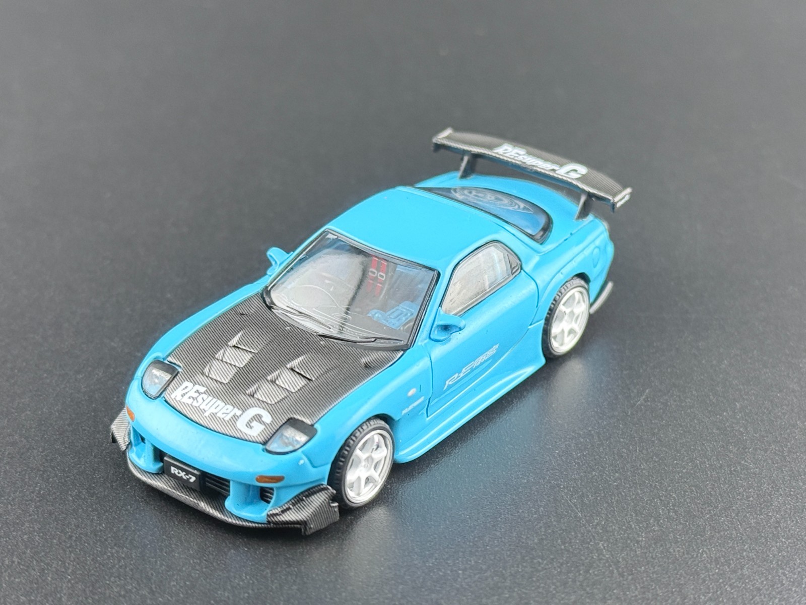 Pop Race Mazda RX7 FD3S RE-Amemiya Light Blue TAS 2026 640472 1/64
