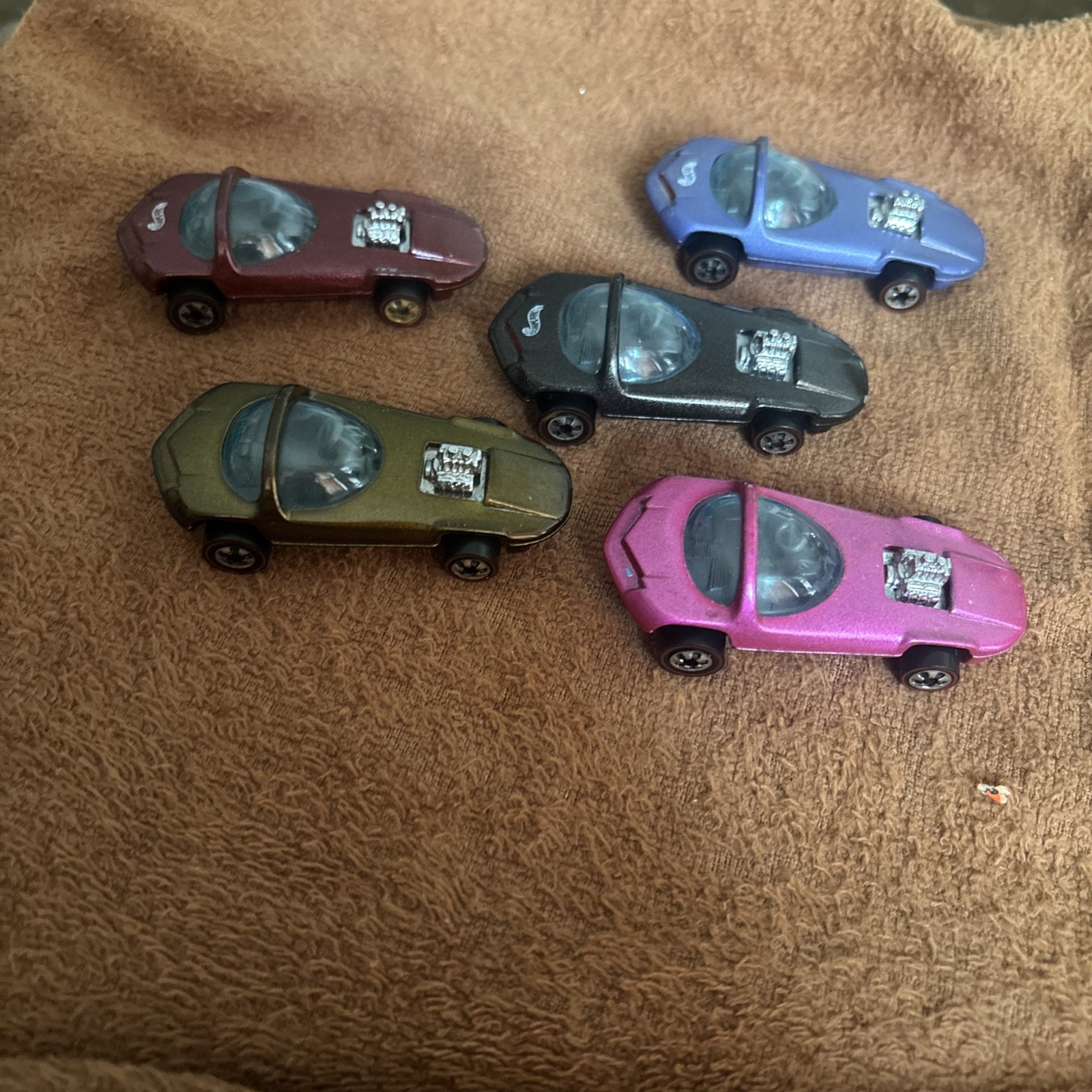 SET 5 LOOSE 1:64 HOT WHEELS 1992-93 25TH -VINTAGE COLLECTIONS SILHOUTTE’S