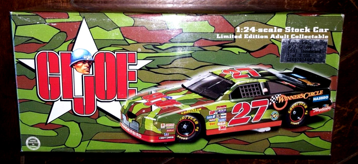 G.I. Joe #27 KENNY IRWIN 1:24 Scale Stock Car Limited Edition Adult Collectable!