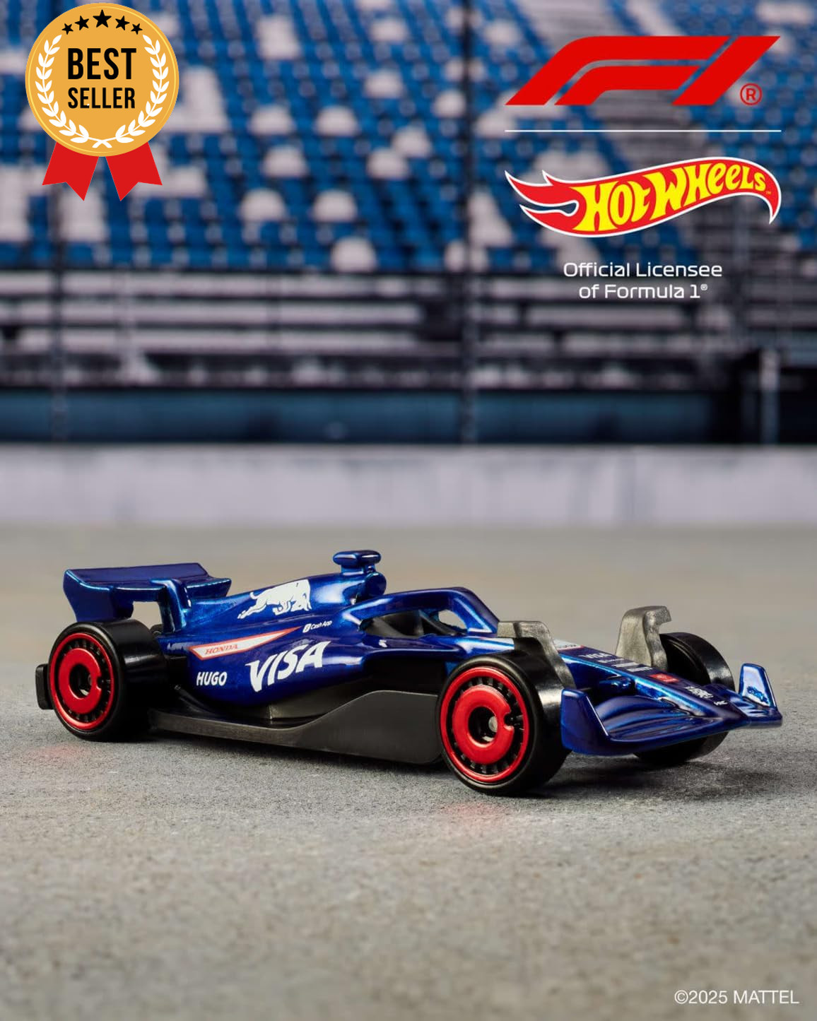 Formula 1 Die-Cast Toy Cars 5-Pack 1:64 Scale F1 Racing Team Collectible Set