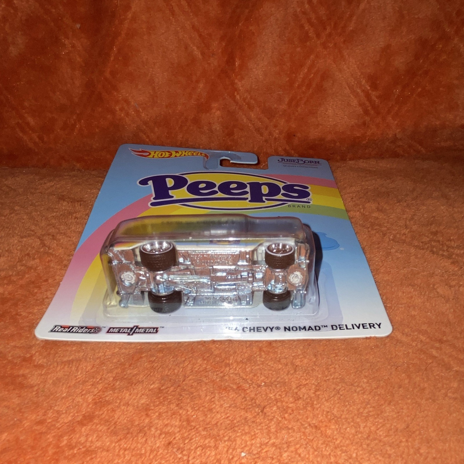 Hot Wheels Peeps 1:64 1956 Chevrolet Chevy Nomad Delivery Real Riders Unopened