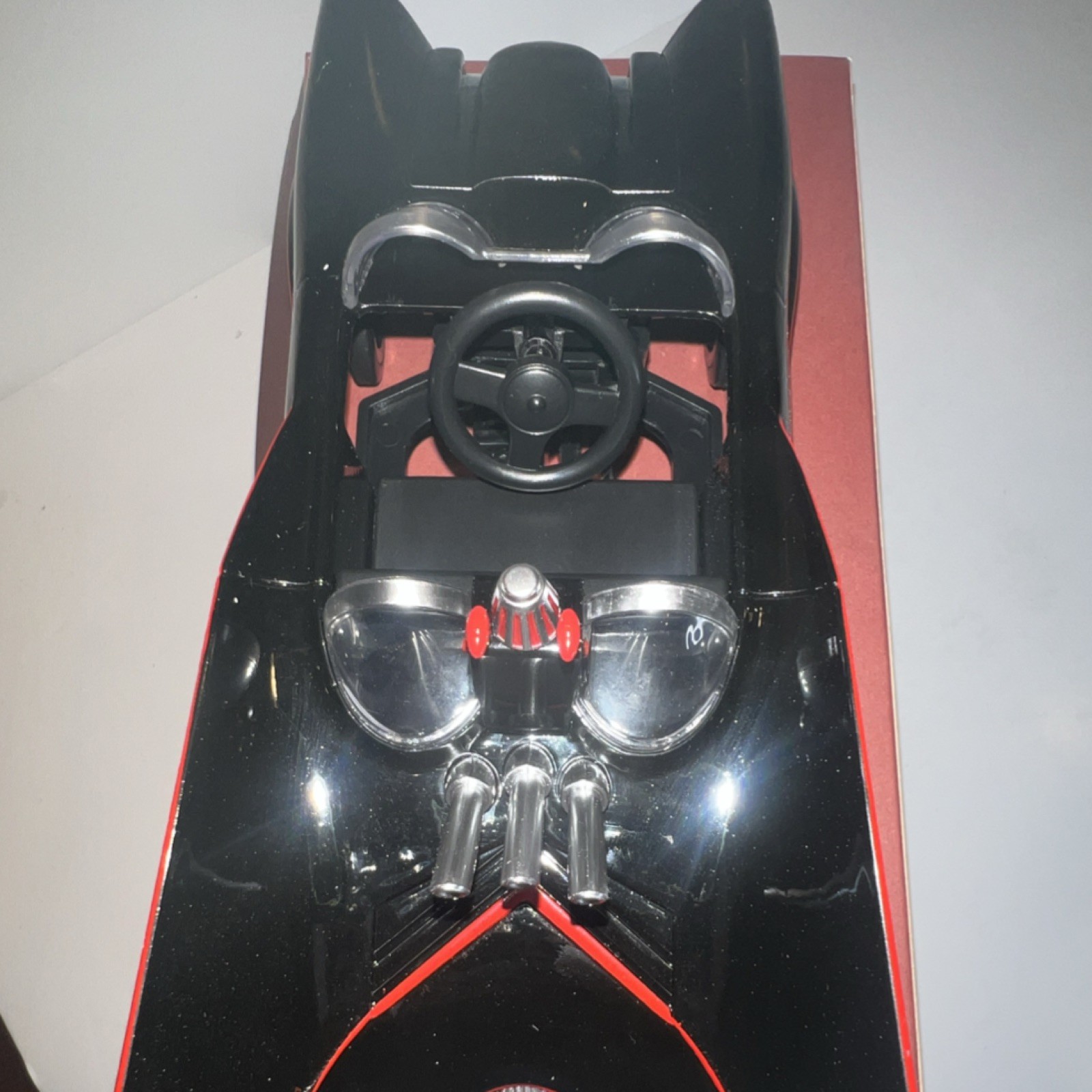 Hallmark Kiddie Car Classics Batman Batmobile Black Red Diecast Car new open box