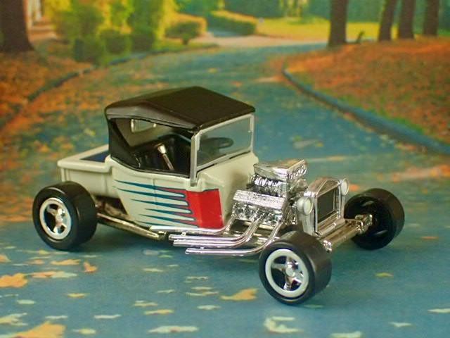 Hot Rod 1923 Ford Model-T Blown Flathead V8 Pickup 1/64 Scale Limited Edition W