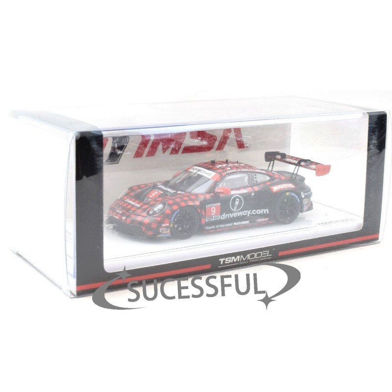 TSM 1/43 Porsche 911 GT3 R Pfaff Driveway.com #9 Diecast Model TSM430743