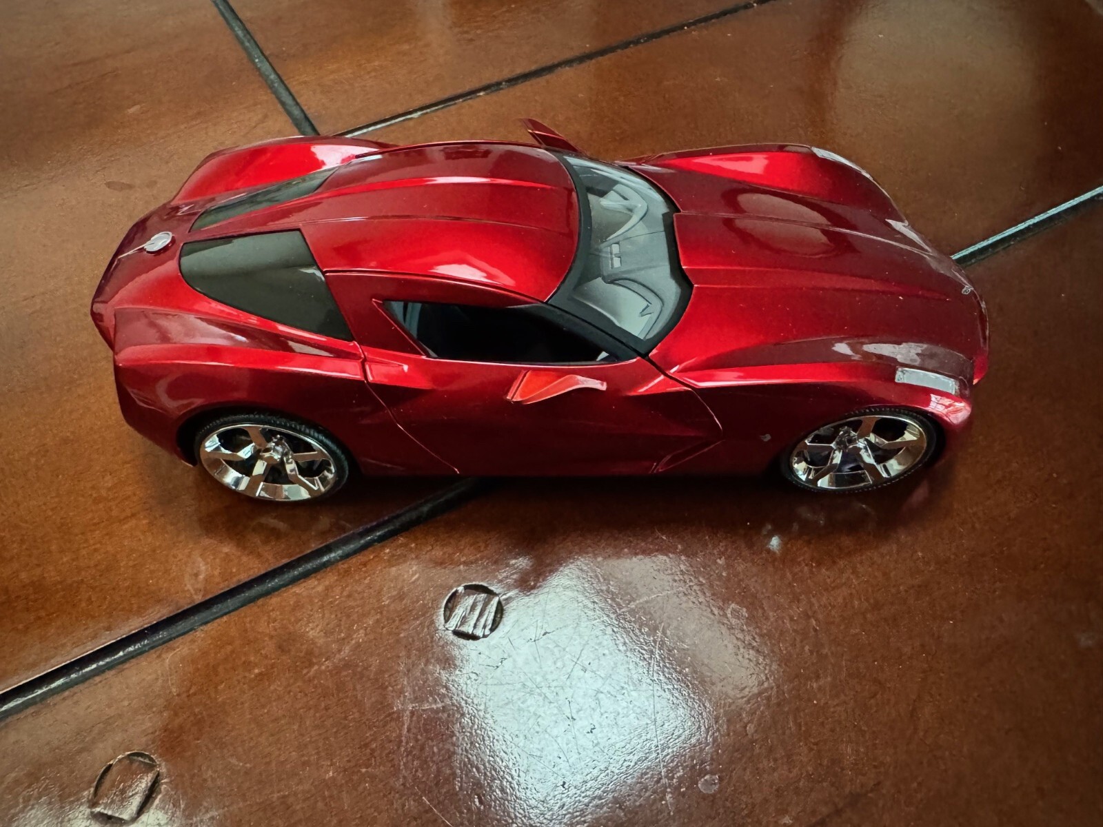 JADA 1/24 92387 BIGTIME MUSCLE 09 CHEVROLET CORVETTE STINGRAY CONCEPT RED No Box