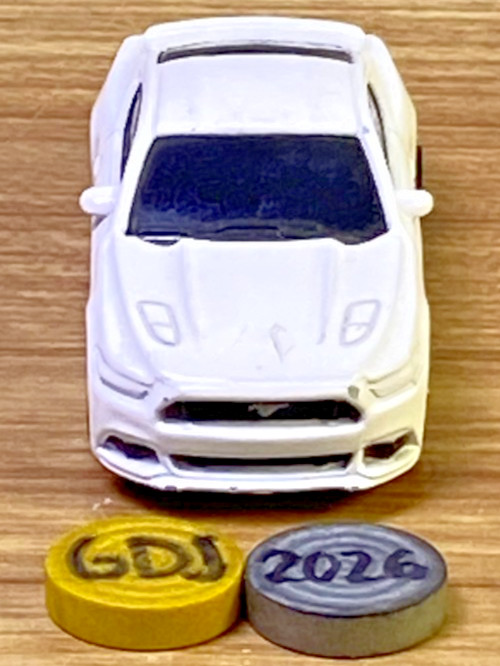 Maisto Collection of 3 Blue and Yellow Rosewoods, Ford Mustang GT -GDJ-P-1033