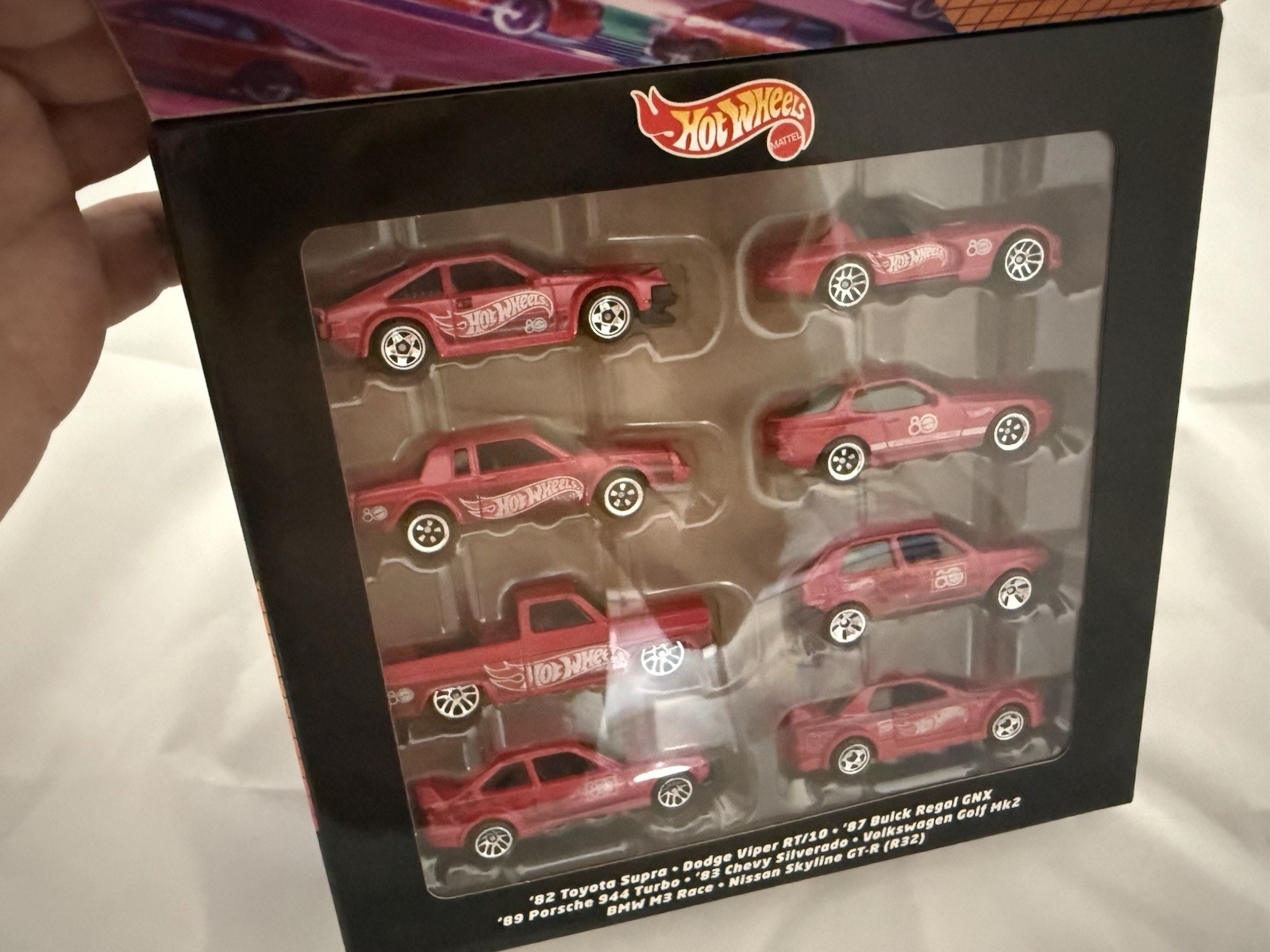 Hot Wheels Mattel 80th Anniversary Unopened 2025 Box Set of 8 Cars