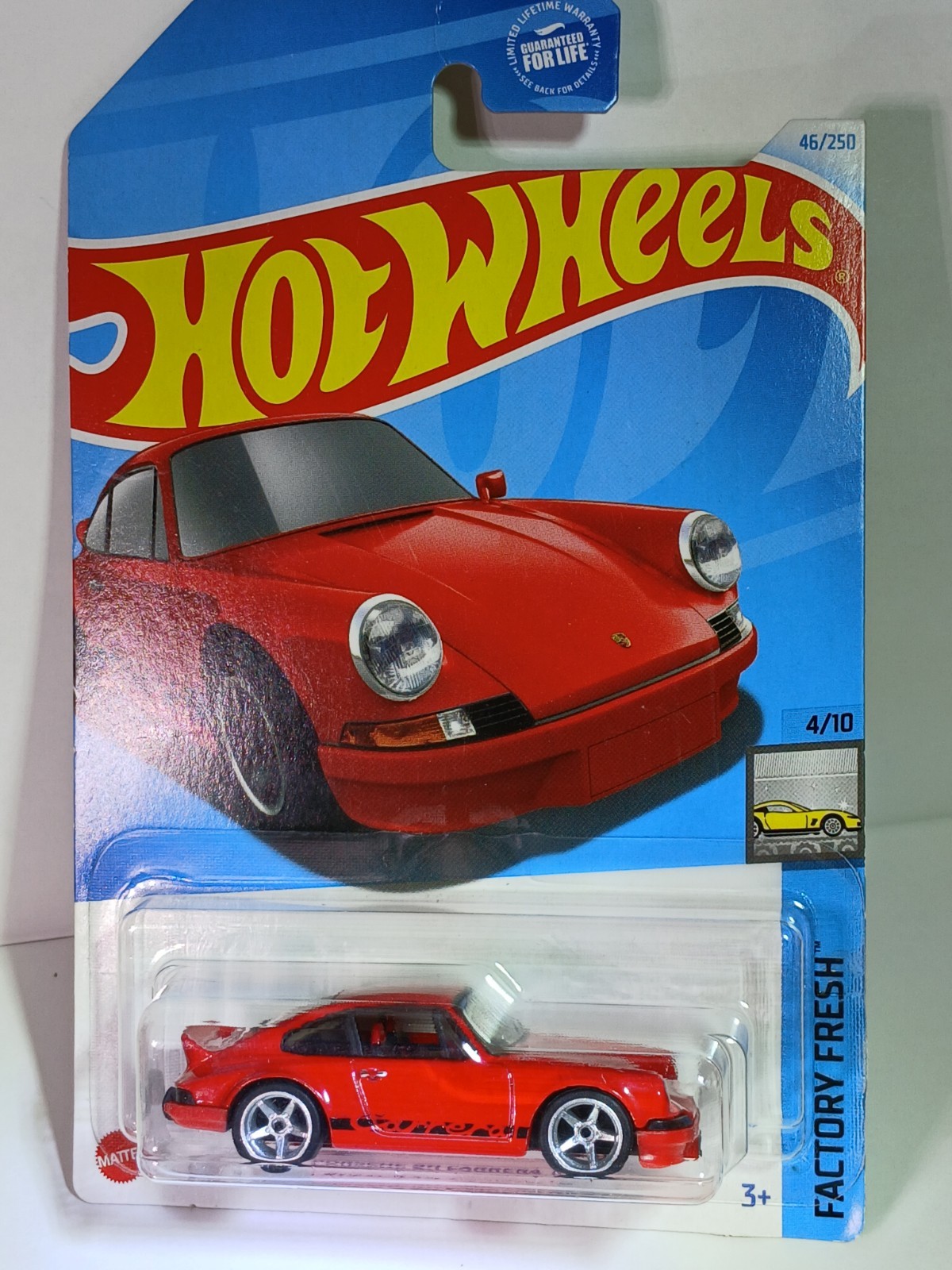 Hot Wheels Factory Fresh Porsche 911 Carrera RS 2.7 Red 1:64 Real Riders- Inter.
