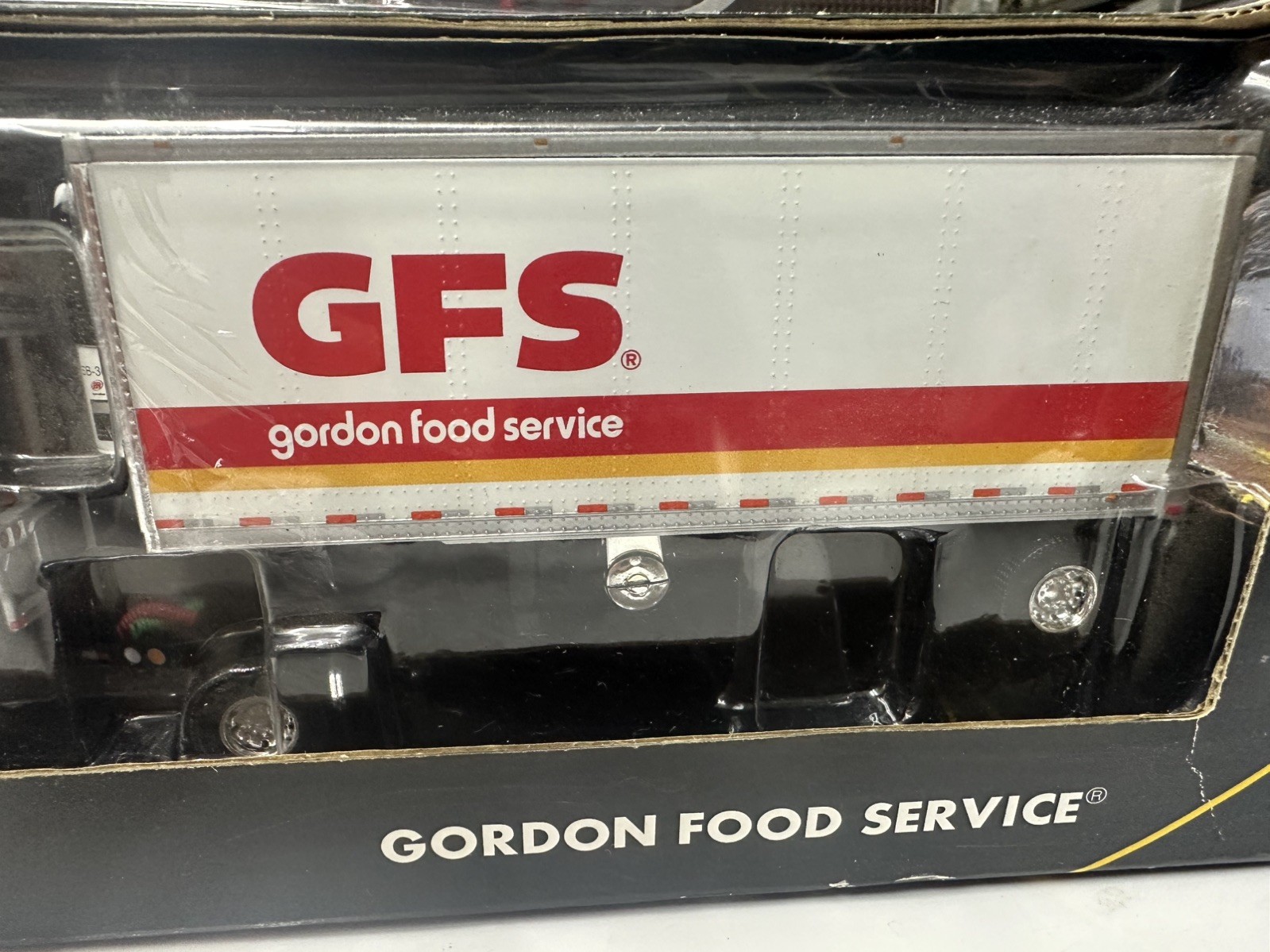 DCP 1:64 Gordon Food Service Volvo W/Double 28’ Thermo -King Trailers