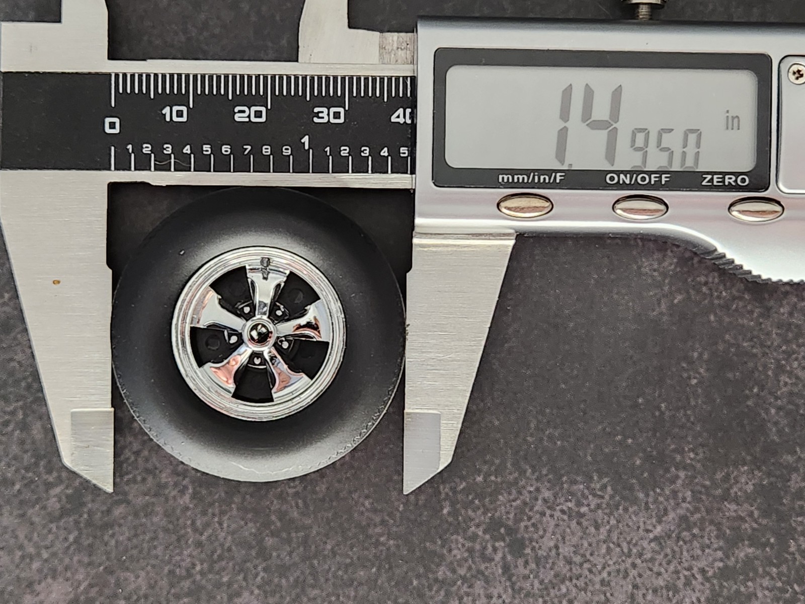 1/18 ACME Keystone Drag Wheel & Tire Set-A1806139W
