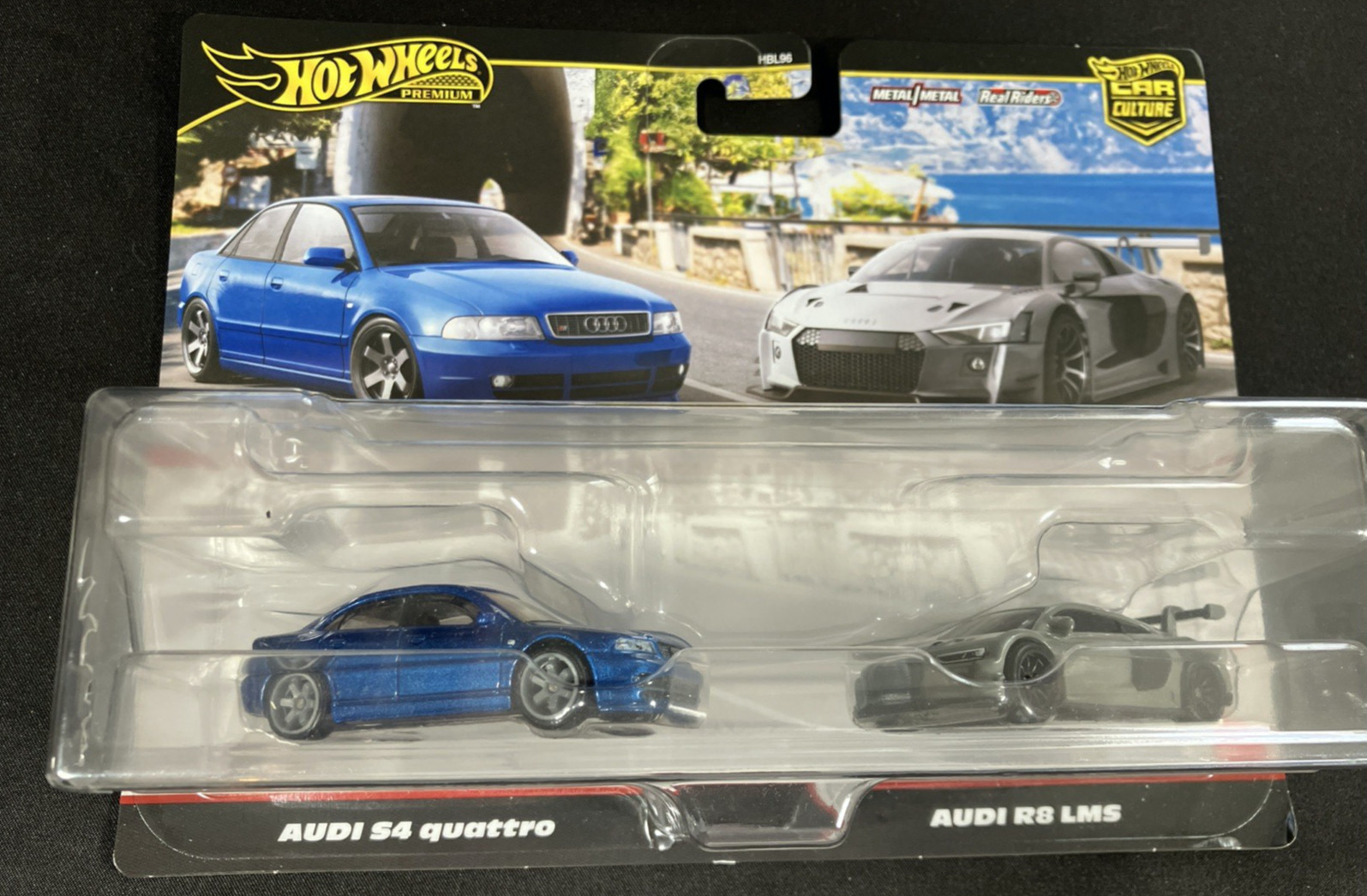 Hot Wheels Premium Car Culture Audi Double Pack S4 Quattro & R8 LMS