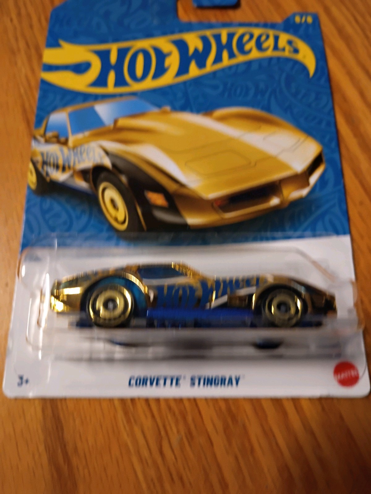 2026 HOT WHEELS 58TH ANNIVERSARY CORVETTE STINGRAY GOLD CHASE 6/6