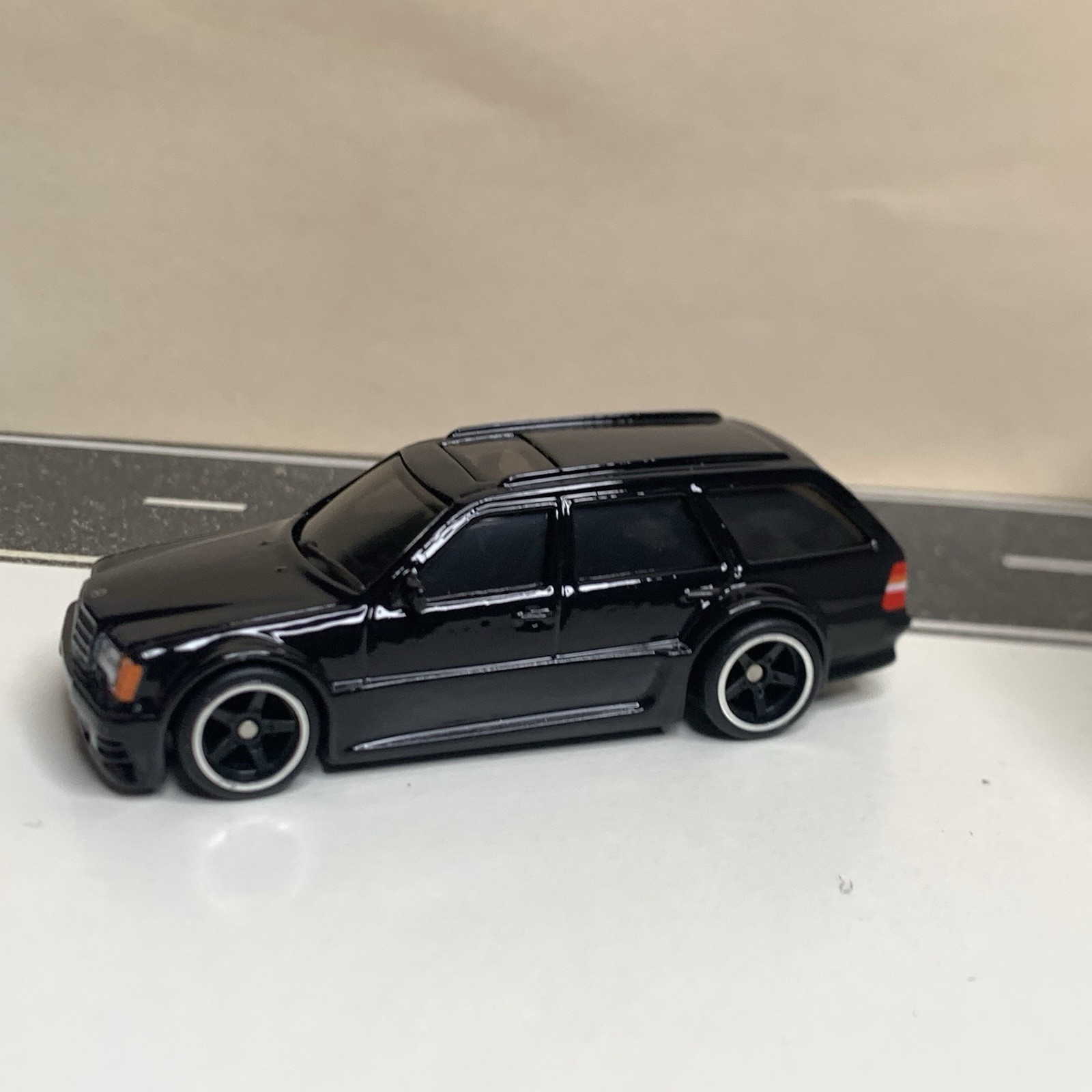 Hot Wheels Premium Boulevard #60 Mercedes-Benz AMG E36 Estate Wagon Custom Black