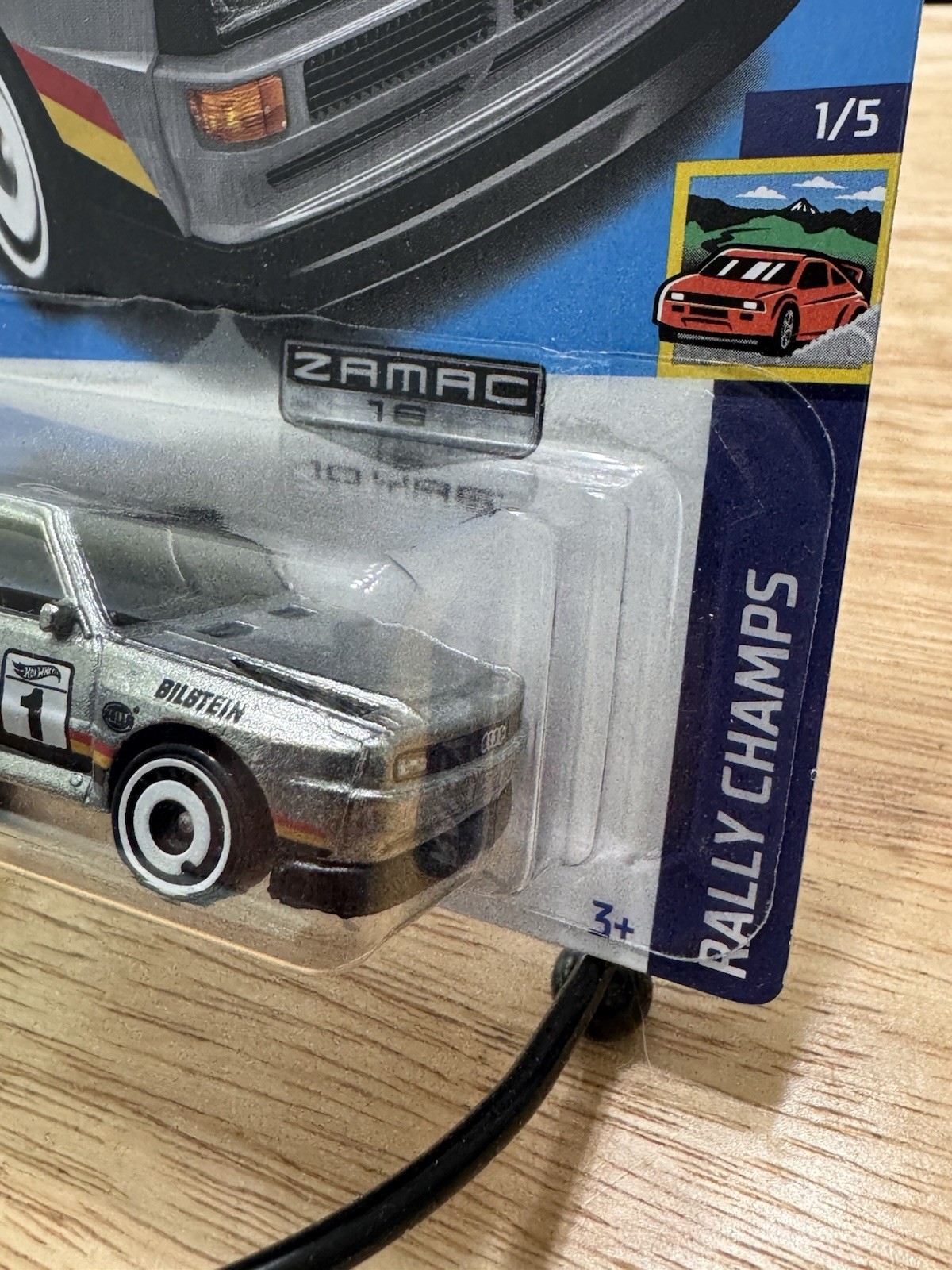 Hot Wheels Rally Champs 1/5 ’84 Audi Sport Quattro in Zamac 180/250