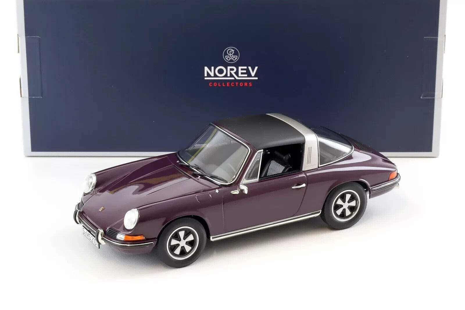 Norev 1971 Porsche 911 T Targa (Removable Top) Violet 1:18 187644
