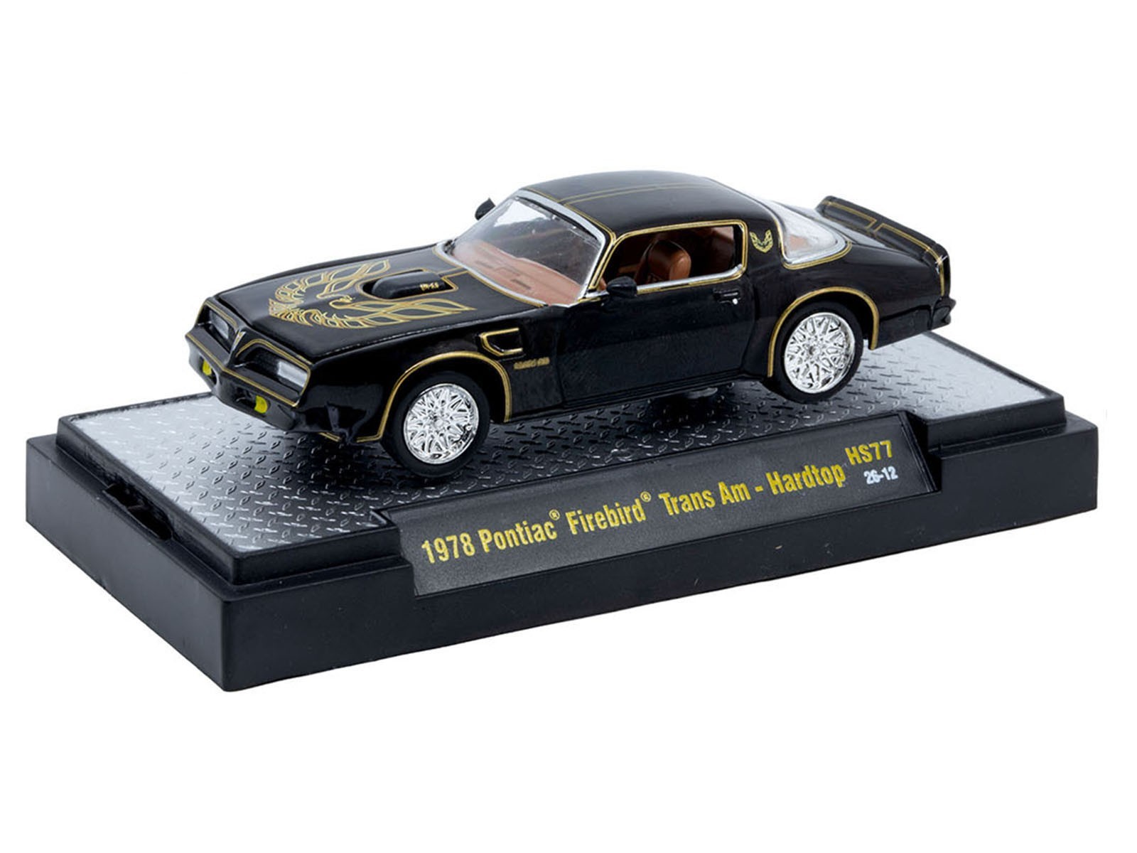 1978 PONTIAC FIREBIRD TRANS AM BLACK 1/64 DIECAST MODEL CAR BY M2 31500-HS77