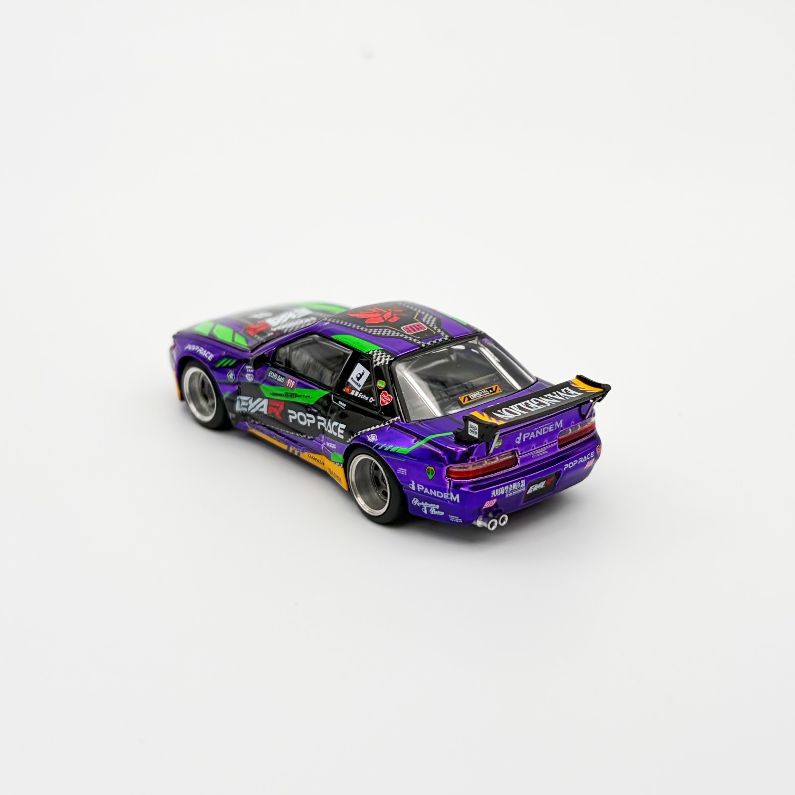 Pop Race 1:64 EVA RT Test Type-01 Pandem S13 Nissan Silvia #432