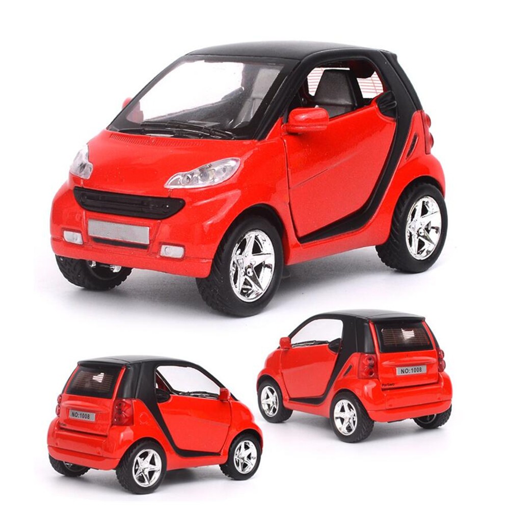 1:32 Model Car Toy Vehicle Kids Gifts With Sound&Light Effect For Smart ForTwo
