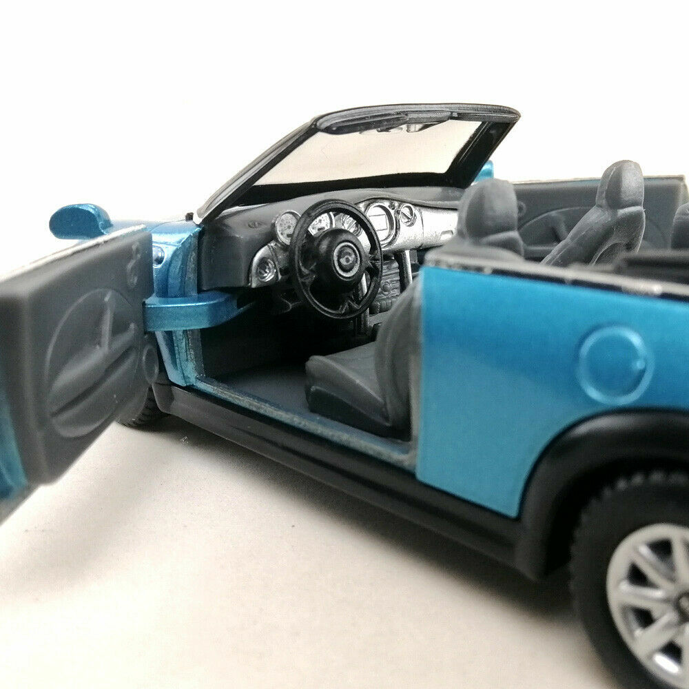 Mini Cooper S Convertible, Kinsmart, Diecast Model Toy Car, 4 Colors, 5”, 1:28