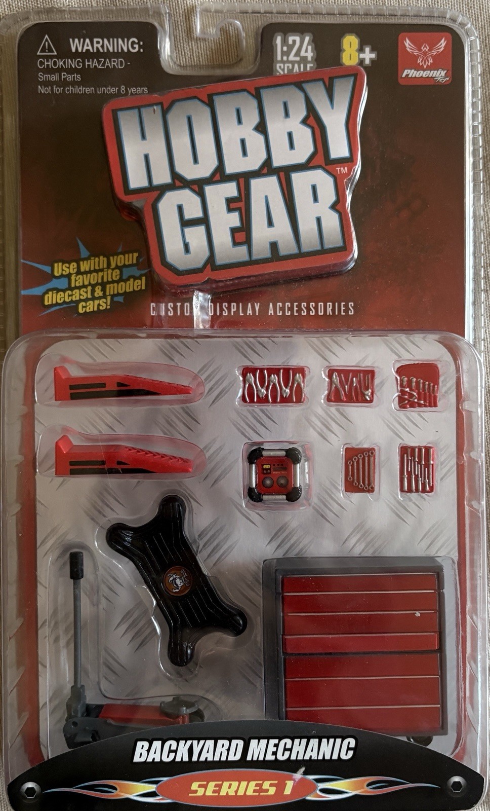 Hobby Gear 1:24 Scale Backyard Mechanic Custom Display Accessories Set – New