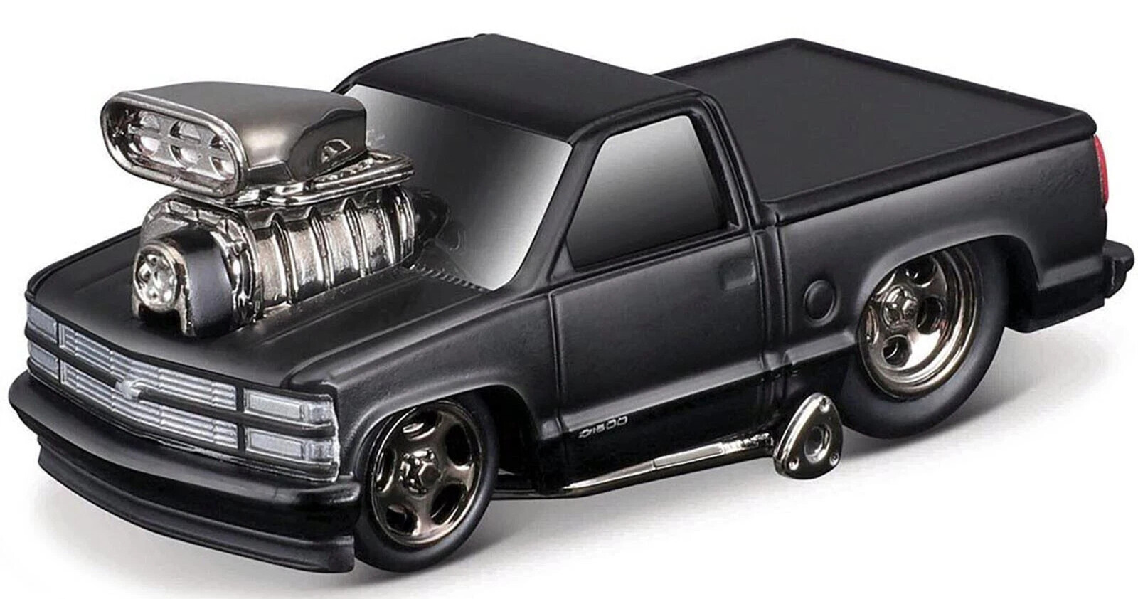 1:64 1993 CHEVROLET 454 SS PICKUP FULL BLACK OUT W/DISPLAY STAND NOT PRODUCED!!!