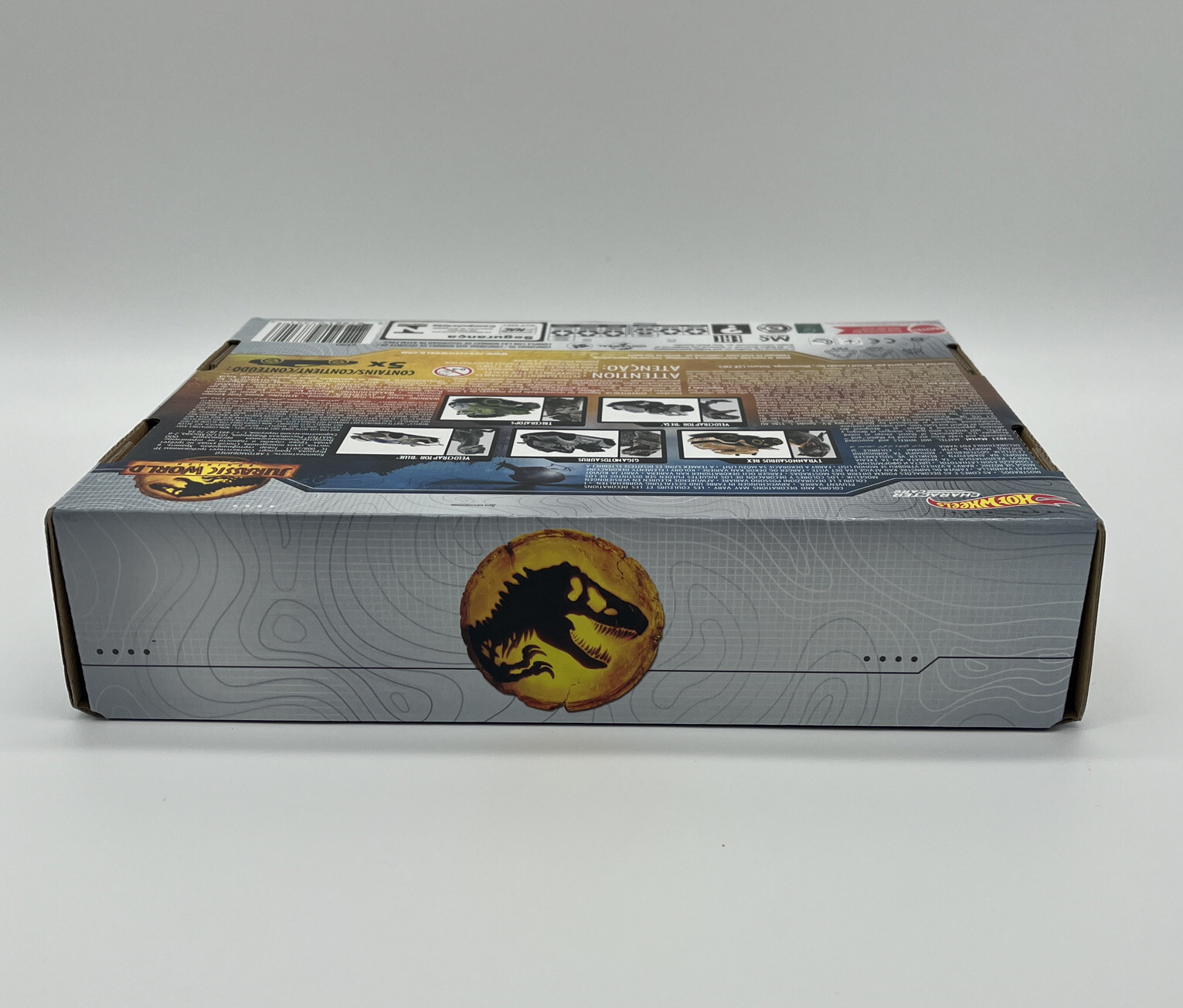 NEW Hot Wheels Character Cars 5 Pack Jurassic World Dominion Collectible Box Set
