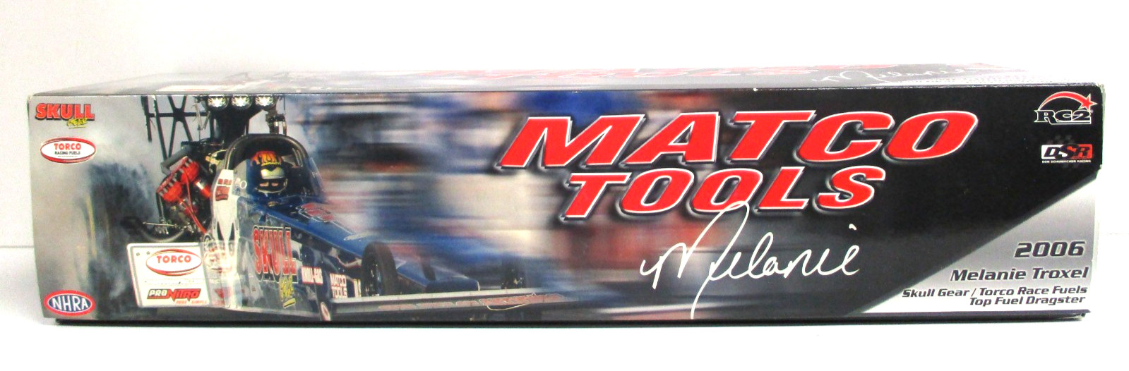 RACING CHAMPIONS RC2 MELANIE TROXEL SKULL GEAR 2006 NHRA TOP FUEL DRAGSTER 1/24