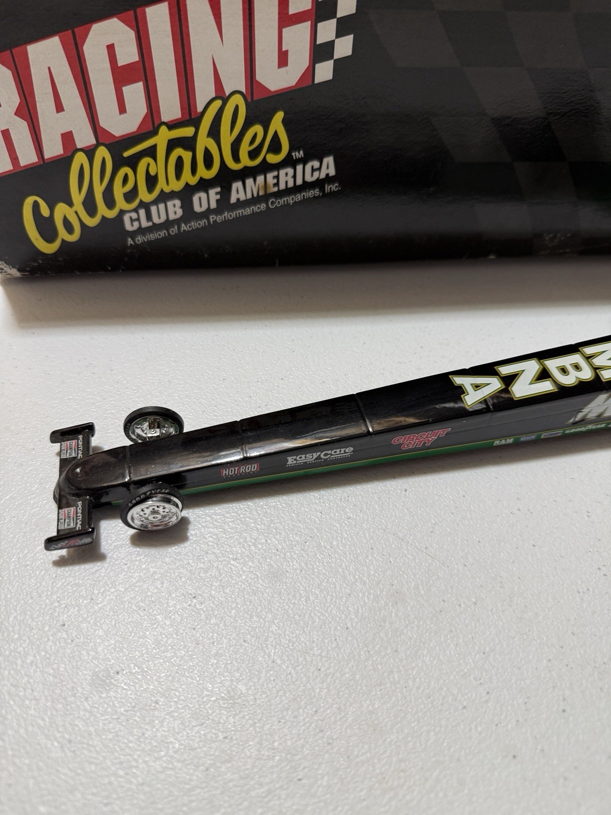 CORY MCCLENATHAN MBNA 1999 NHRA Top Fuel Dragster 1/24 Diecast WRONG BOX