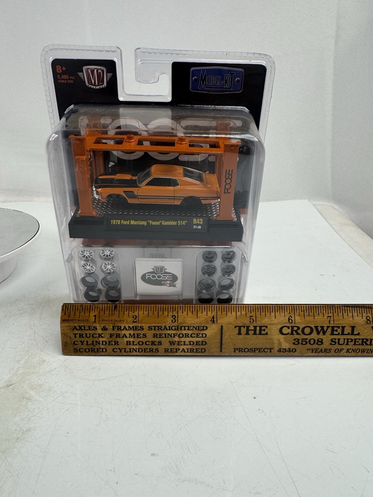 M2 MACHINES 1970 Ford Mustang Foose Gambler 514 Orange Model-Kit 37000-R43 2021