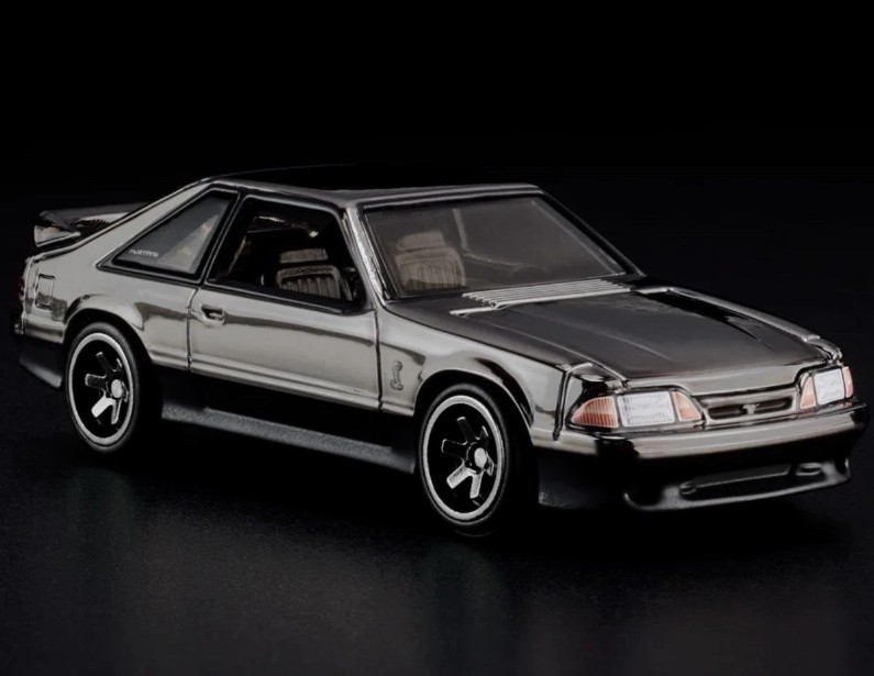 2025 RLC Exclusive Collectors 1993 Ford Mustang COBRA R Shadow Chrome