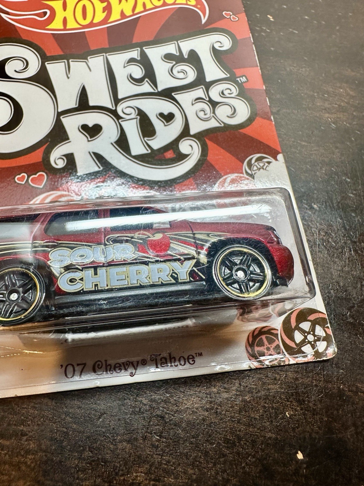 Hot Wheels Kroger Valentines Day Sweet Rides ’07 Chevy Tahoe Sour Cherry