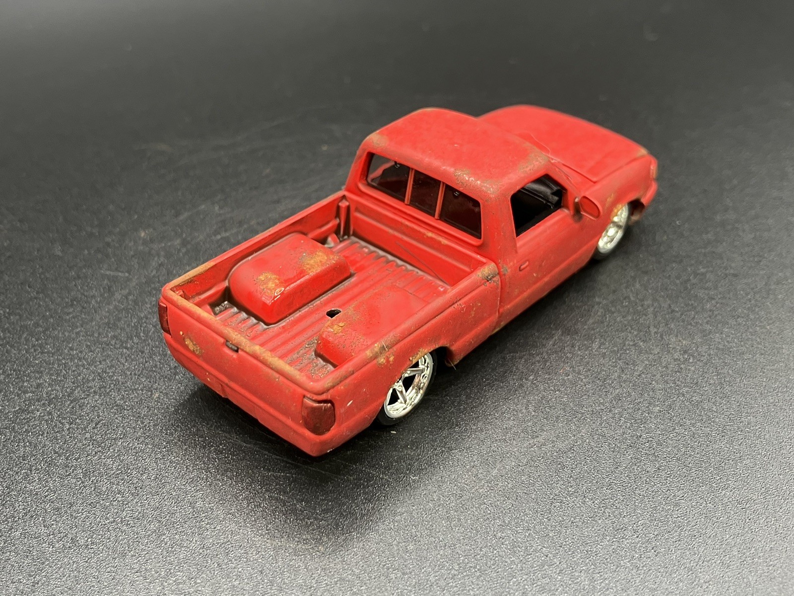 1995 Ford Ranger Pickup Truck Weathered Rusty Barn Find 1/64 Diecast Custom M2