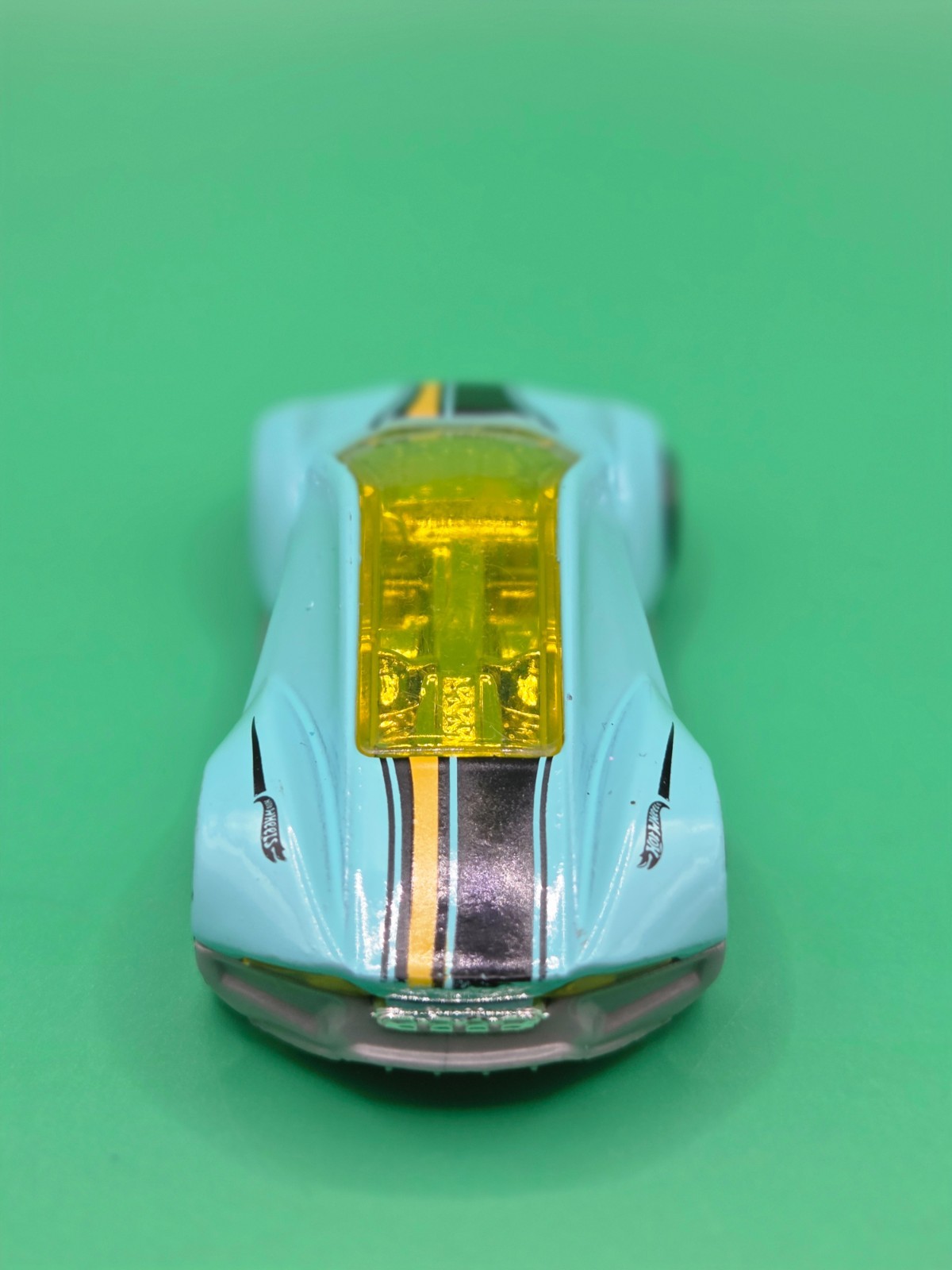 Hot Wheels Exotique FJV81 Light Blue Yellow Canopy 2019 Loose Mattel Malaysia