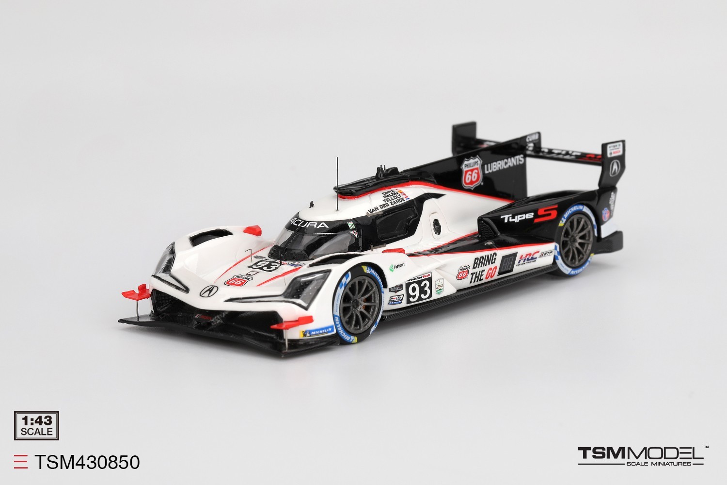 TSM-Model 1:43 Acura ARX-06 GTP #93 Acura Meyer Shank Racing 2025 IMSA Daytona