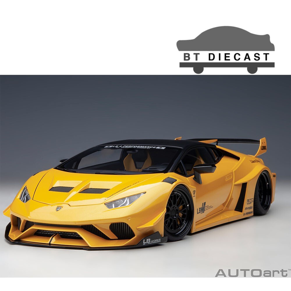 AUTOart LIBERTY WALK LB SILHOUSTTE LAMBORGHINI HURACAN GT 1/18 YELLOW 79127