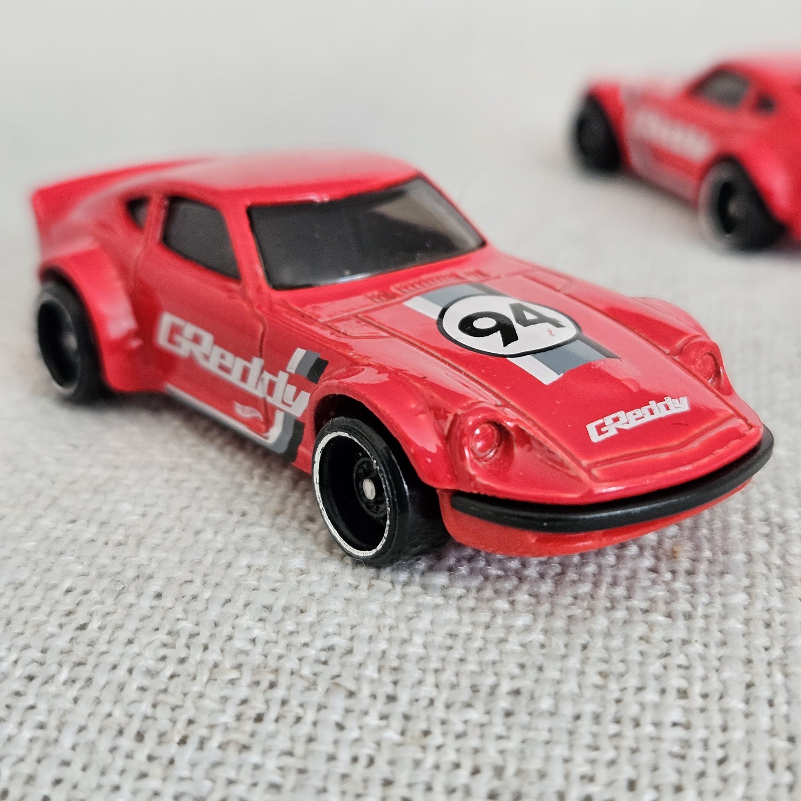 (2) Hot Wheels Nissan Fairlady Z Red Loose HW Greedy Malaysia