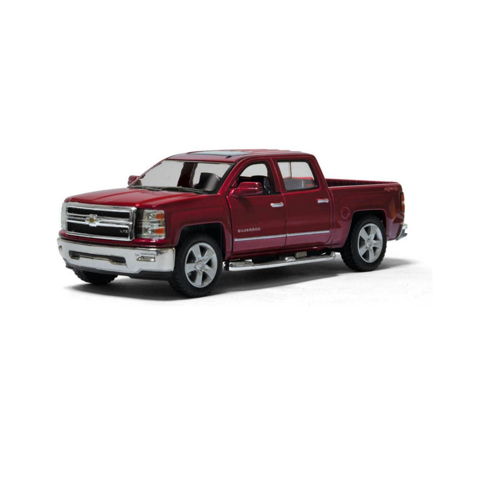5381D BYKinsmart 5″ 2014 Chevrolet Silverado Truck Diecast Model Toy 1:46 Red