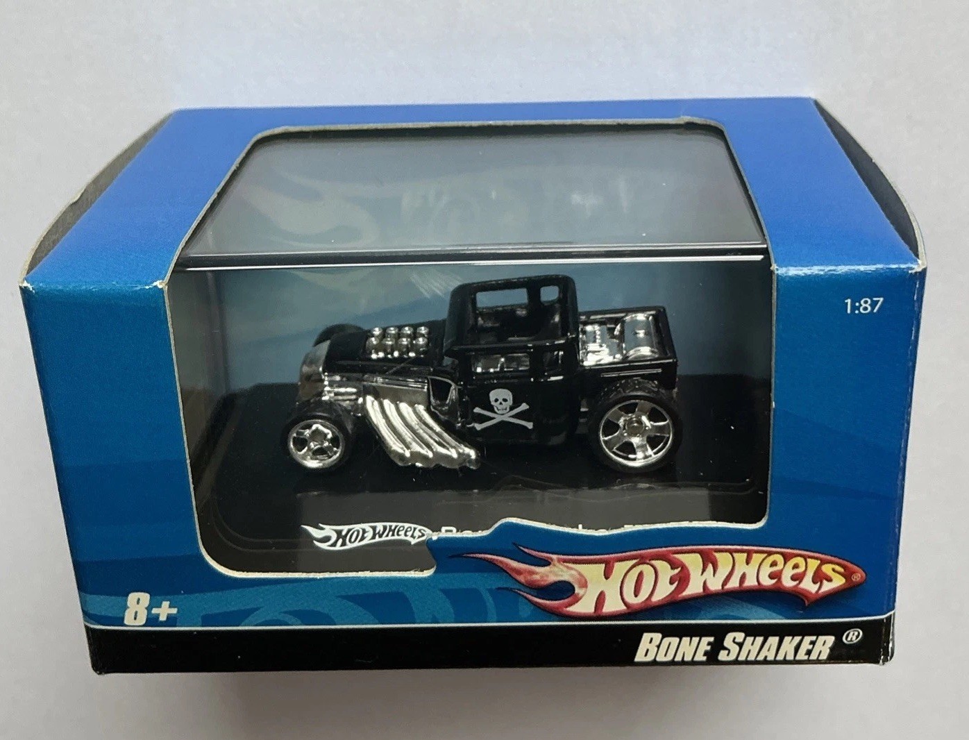 Hot Wheels 2097 BONE SHAKER 1:87/HO Scale Lot of 3 Black, Blue, Silver-Brown NIP
