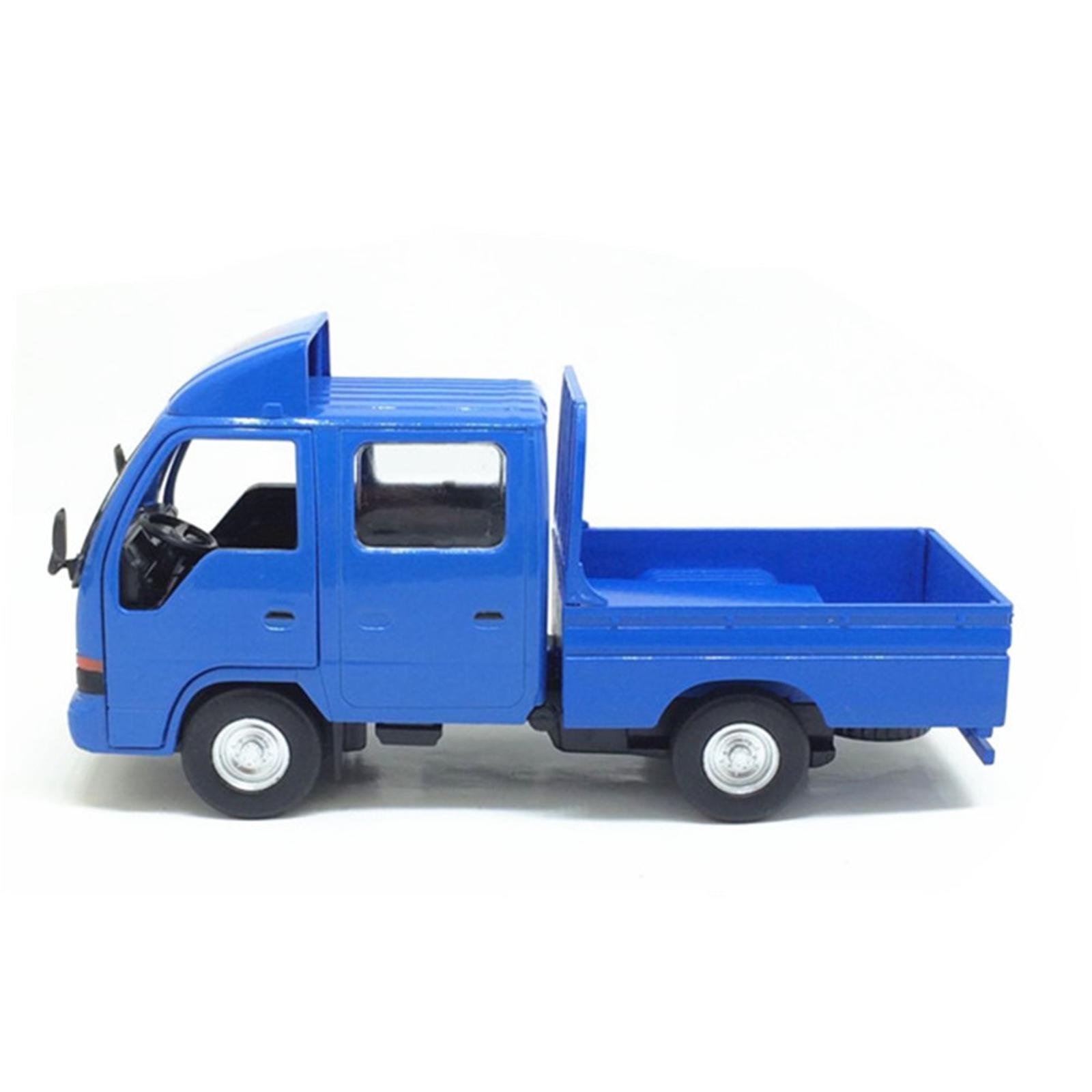 1/32 Blue Model Toy Car With Pull Back&Sound Light For ISUZU NHR Pickup Truck