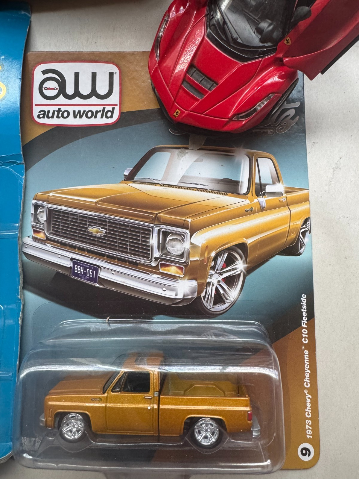 LOT OF 4 CARS – HOT WHEELS, AND OTHER BRANDS – AS SHOWN IN PICTURES –