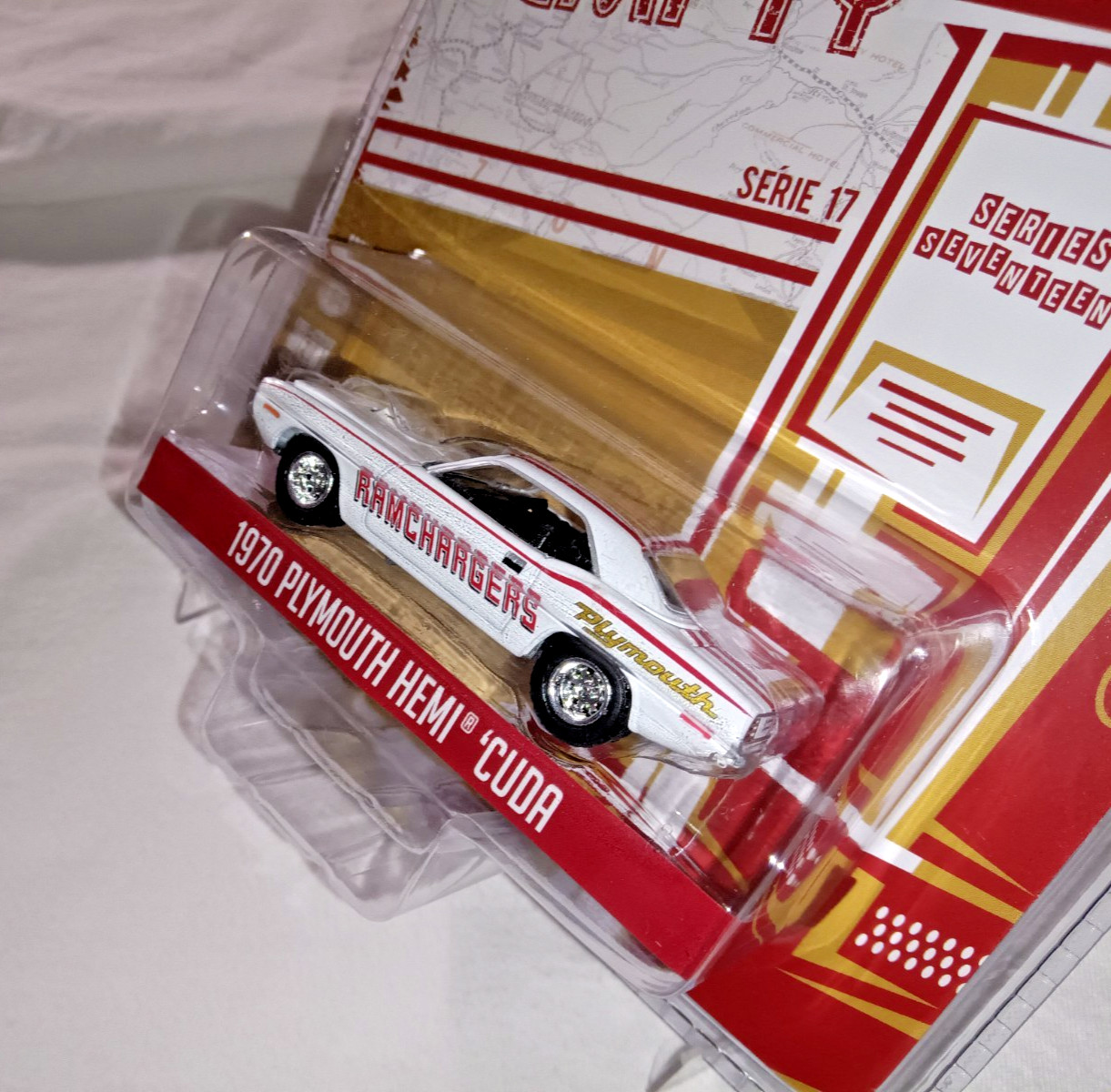 1:64 1970 PLYMOUTH HEMI CUDA RAMCHARGERS COMPLETELY OUT OF PRODUCTION SEALED NEW