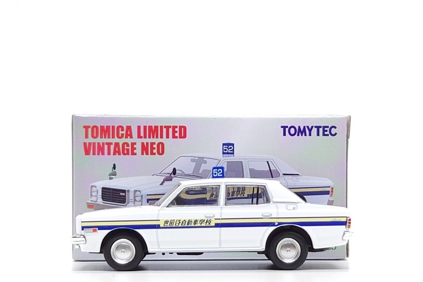 Tomica Limited Vintage Neo 1:64 Mazda Luce Legato Driving School Car (LV-N34b)