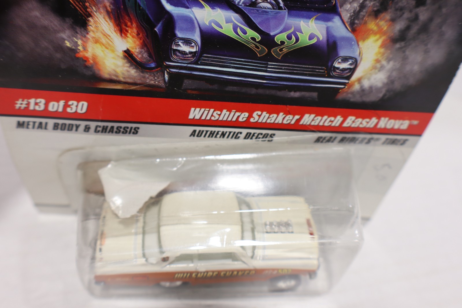HOT WHEELS Drag Strip Demons Wilshire Shaker Match Bash Nova 13/30 DAMAGED CARD