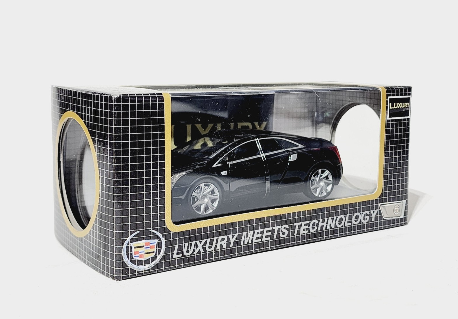 NEW Luxury Diecast Car Cadillac Conver J Black 1:43 2009 LDCV700-BK