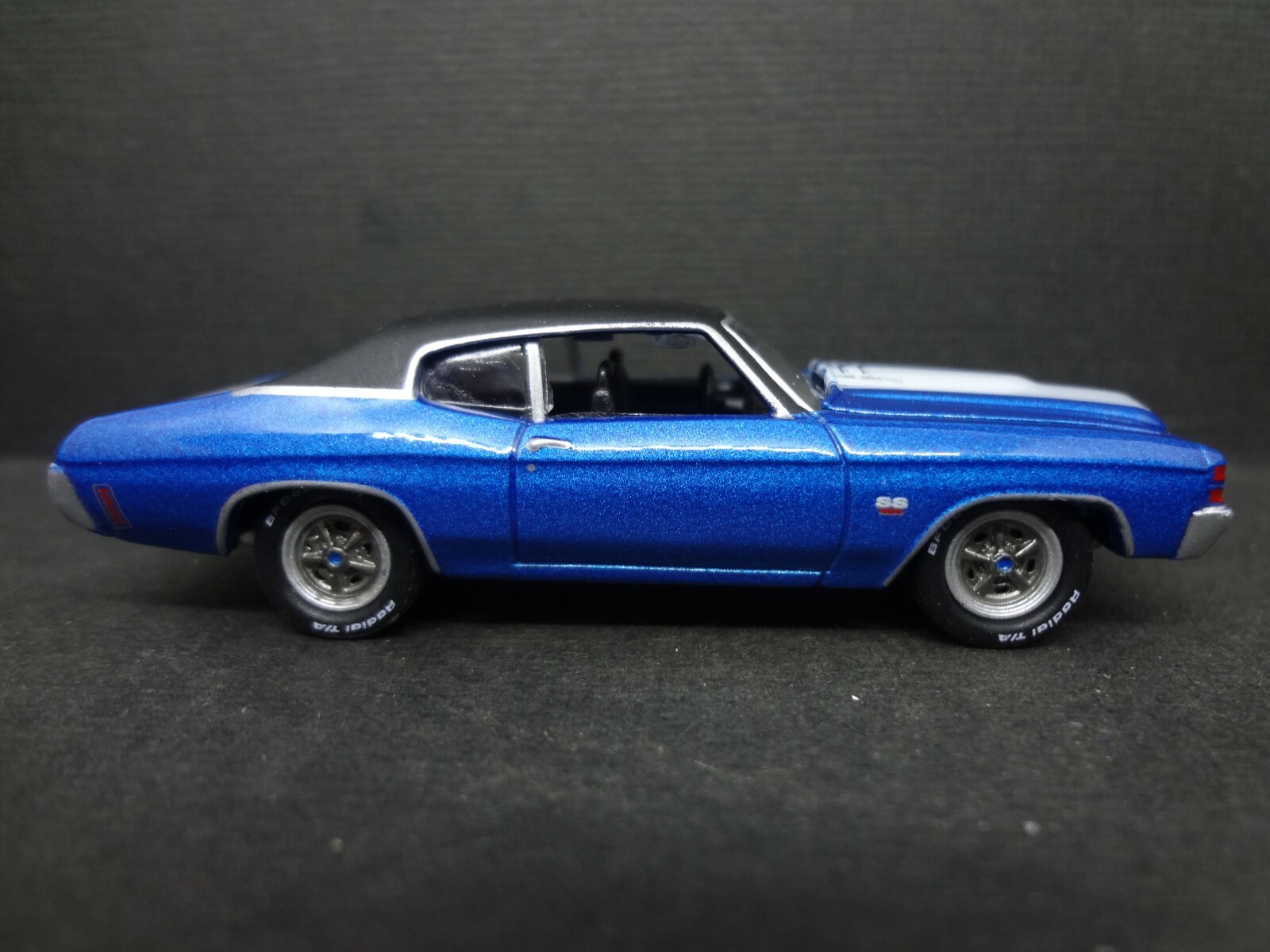 Johnny Lightning 1971 Chevy Chevelle SS 454 mulsanne blue – Loose New 1:64