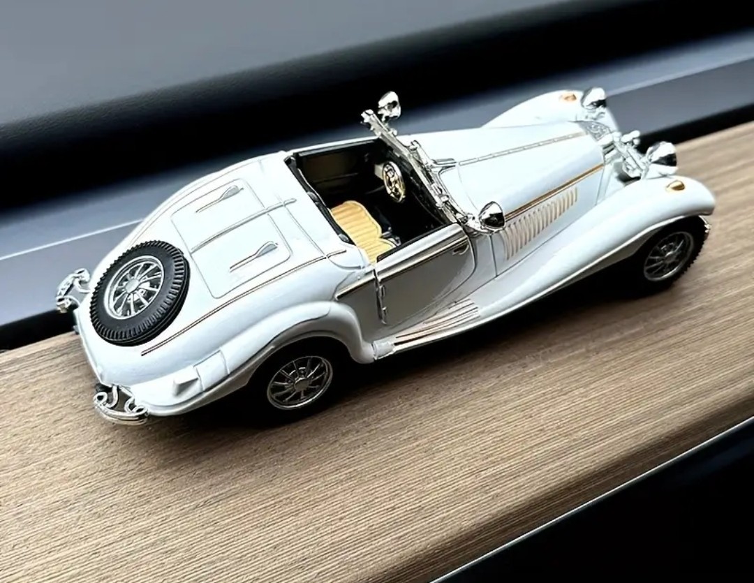 1936 Mercedes Benz 500K Inspired Alloy Car Model Diecast Classic