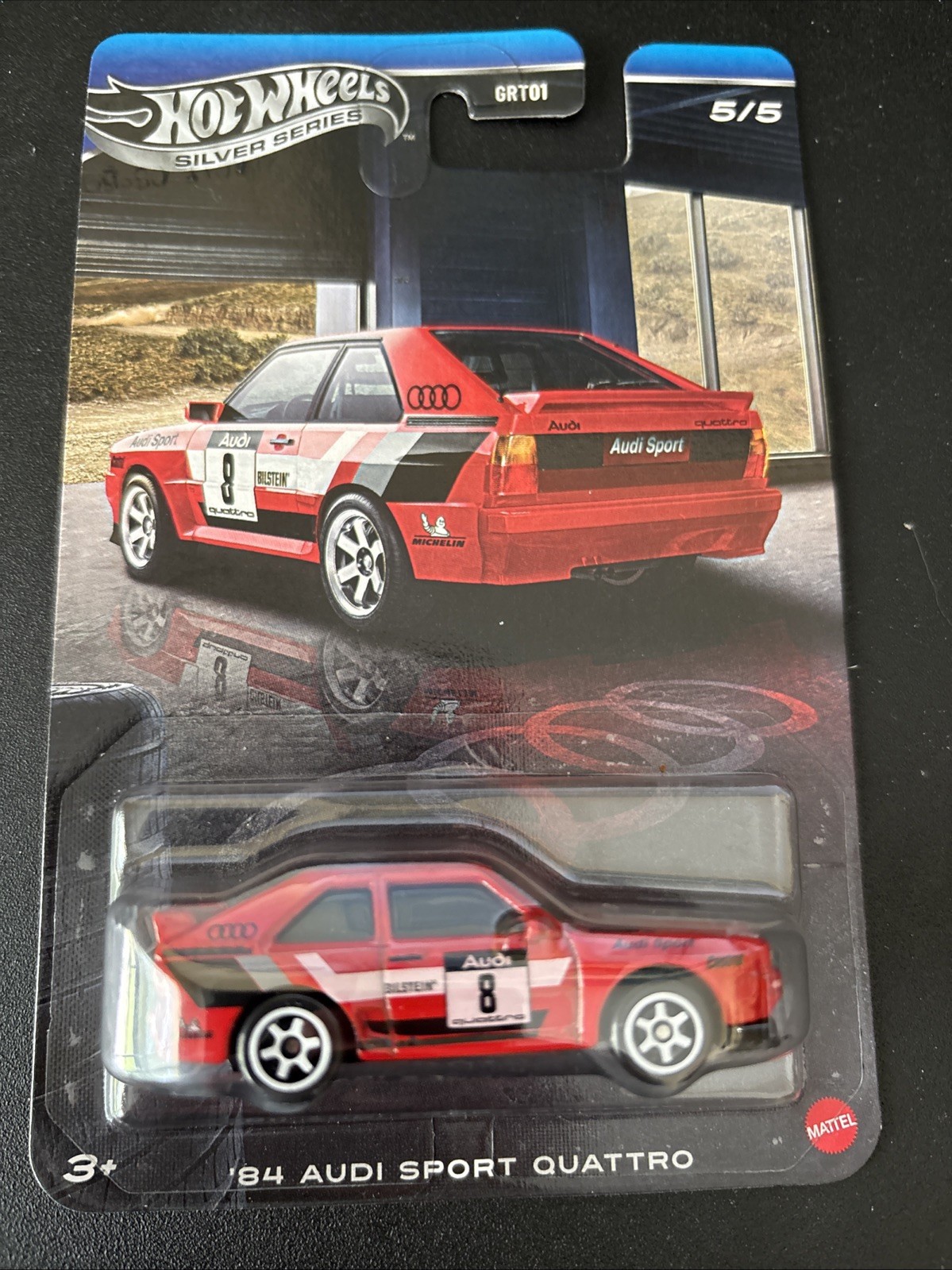 Hot Wheels Chase Silver Series Audi Series ’84 Audi Sport Quattro 5/5 Metal Base