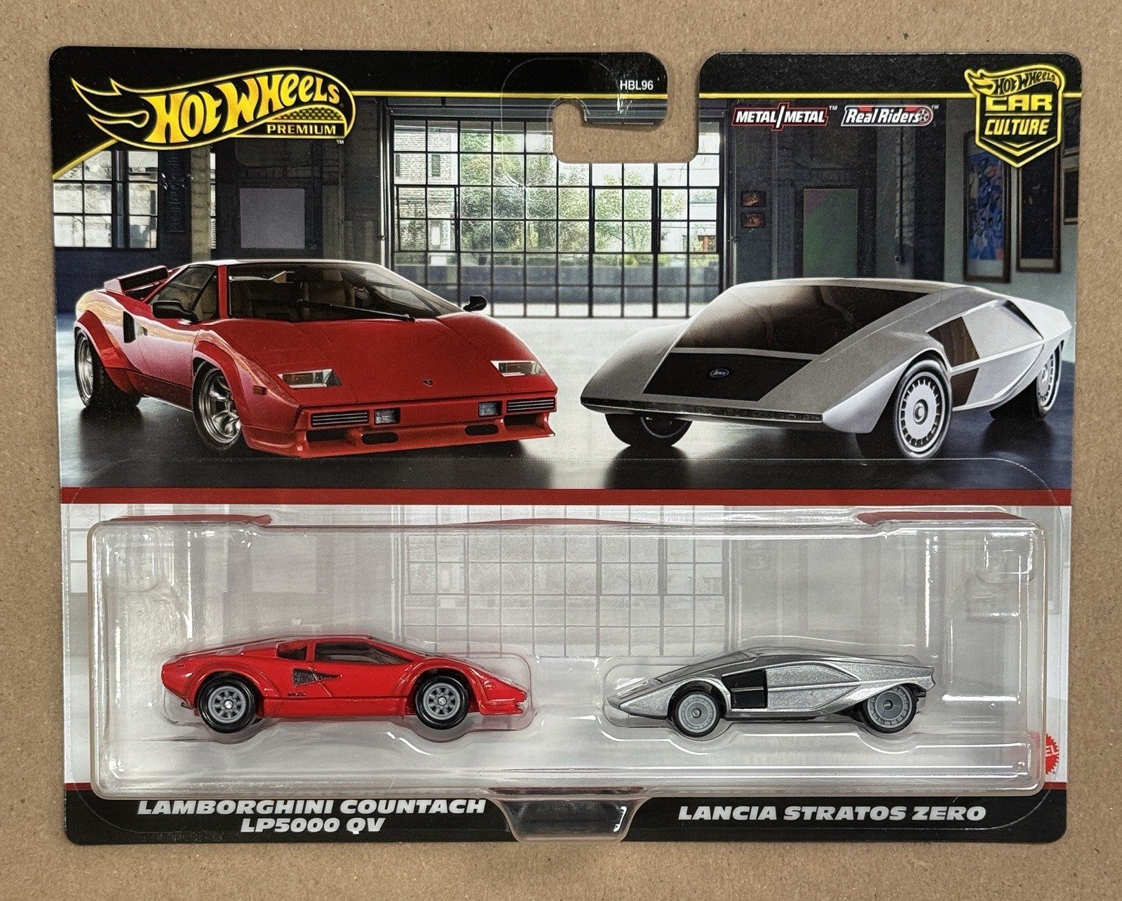 2025 Hot Wheels Car Culture 2 pack Lamborghini Countach & Lancia Stratos