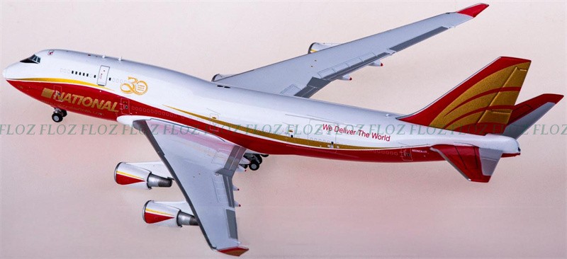 for JC Wings for National Airlines for Boeing 747-400BCF N936CA 1:400 Model